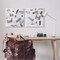 Stupell Industries Scattered Neutral Shapes 2pc Canvas Wall Art Set Design by Melissa Wang